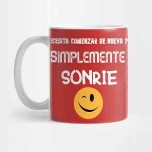 Nuevo comienzo con una Sonrisa Mug